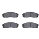 Purchase Top-Quality Rear Ceramic Pads by DYNAMIC FRICTION COMPANY - 1551-0622-00 pa8