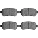 Purchase Top-Quality Rear Ceramic Pads by DYNAMIC FRICTION COMPANY - 1551-1021-00 pa8