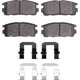 Purchase Top-Quality Rear Ceramic Pads by DYNAMIC FRICTION COMPANY - 1551-1275-01 pa1