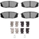 Purchase Top-Quality Rear Ceramic Pads by DYNAMIC FRICTION COMPANY - 1551-1304-01 pa1