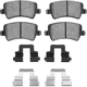 Purchase Top-Quality DYNAMIC FRICTION COMPANY - 1551-1307-01 - Disc Brake Pads pa1