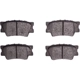 Purchase Top-Quality Rear Ceramic Pads by DYNAMIC FRICTION COMPANY - 1551-1632-01 pa2