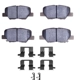 Purchase Top-Quality Rear Ceramic Pads by DYNAMIC FRICTION COMPANY - 1551-1679-01 pa1