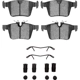 Purchase Top-Quality Rear Ceramic Pads by DYNAMIC FRICTION COMPANY - 1551-1821-01 pa1