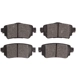 Purchase Top-Quality DYNAMIC FRICTION COMPANY - 1551-1965-00 - Rear Ceramic Pads pa9