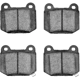 Purchase Top-Quality Rear Ceramic Pads by DYNAMIC FRICTION COMPANY - 1600-0961-00 pa6