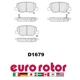 Purchase Top-Quality EUROROTOR - ID1679H - Rear Ceramic Pads pa3