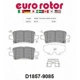 Purchase Top-Quality EUROROTOR - ID1857H - Rear Ceramic Pads pa2