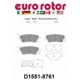 Purchase Top-Quality Rear Ceramic Pads by EUROROTOR - ID1551H pa1