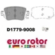 Purchase Top-Quality EUROROTOR - ID1779 - Rear Ceramic Pads pa2