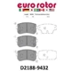 Purchase Top-Quality EUROROTOR - ID2188H - Rear Ceramic Pads pa1