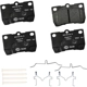 Purchase Top-Quality Rear Ceramic Pads by HELLA PAGID - 355034181 pa2