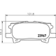 Purchase Top-Quality Rear Ceramic Pads by HELLA PAGID - 355034211 pa1