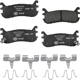 Purchase Top-Quality Rear Ceramic Pads by HELLA PAGID - 355034641 pa1