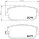 Purchase Top-Quality Rear Ceramic Pads by HELLA PAGID - 355034781 pa2