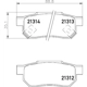 Purchase Top-Quality Rear Ceramic Pads by HELLA PAGID - 355034991 pa2