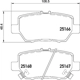 Purchase Top-Quality Rear Ceramic Pads by HELLA PAGID - 355035161 pa2