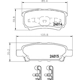 Purchase Top-Quality Rear Ceramic Pads by HELLA PAGID - 355035411 pa1