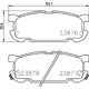 Purchase Top-Quality Rear Ceramic Pads by HELLA PAGID - 355035751 pa1