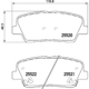 Purchase Top-Quality Rear Ceramic Pads by HELLA PAGID - 355036061 pa1