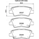 Purchase Top-Quality Rear Ceramic Pads by HELLA PAGID - 355036181 pa2