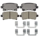 Purchase Top-Quality IDEAL BRAKE - TCD1430 - Rear Disc Brake Pad Set pa1