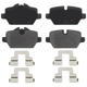 Purchase Top-Quality IDEAL BRAKE - TCD1554 - Rear Disc Brake Pad Set pa1