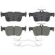 Purchase Top-Quality IDEAL BRAKE - TCD1665 - Rear Disc Brake Pad Set pa1