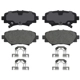 Purchase Top-Quality IDEAL BRAKE - TCD1729 - Rear Disc Brake Pad Set pa1