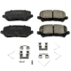 Purchase Top-Quality POWER STOP - 17-1724 - Rear Ceramic Pads pa17