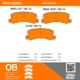 Purchase Top-Quality QUALITY-BUILT - 1000-0325C - Rear Disc Brake Pad Set pa5