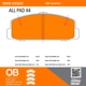 Purchase Top-Quality QUALITY-BUILT - 1000-0332C - Rear Disc Brake Pad Set pa4