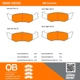 Purchase Top-Quality QUALITY-BUILT - 1000-0512C - Rear Disc Brake Pad Set pa5
