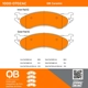 Purchase Top-Quality QUALITY-BUILT - 1000-0702AC - Rear Disc Brake Pad Set pa5