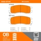 Purchase Top-Quality QUALITY-BUILT - 1000-0714C - Rear Disc Brake Pad Set pa5