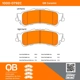Purchase Top-Quality QUALITY-BUILT - 1000-0792C - Rear Disc Brake Pad Set pa5