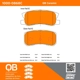 Purchase Top-Quality QUALITY-BUILT - 1000-0868C - Rear Disk Brake Pad Set pa5