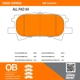 Purchase Top-Quality QUALITY-BUILT - 1000-0996C - Rear Disc Brake Pad Set pa5