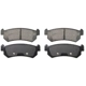 Purchase Top-Quality QUALITY-BUILT - 1000-1036C - Rear Disk Brake Pad Set pa1