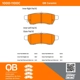 Purchase Top-Quality QUALITY-BUILT - 1000-1100C - Rear Disc Brake Pad Set pa5