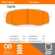 Purchase Top-Quality QUALITY-BUILT - 1000-1304C - Rear Disc Brake Pad Set pa3