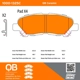 Purchase Top-Quality QUALITY-BUILT - 1000-1325C - Rear Disc Brake Pad Set pa5