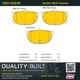 Purchase Top-Quality QUALITY-BUILT - 1001-0323C - Rear Disc Brake Pad Set pa6