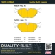 Purchase Top-Quality QUALITY-BUILT - 1001-0396C - Rear Disc Brake Pad Set pa6