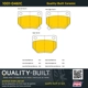 Purchase Top-Quality QUALITY-BUILT - 1001-0461C - Rear Disc Brake Pad Set pa5