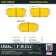 Purchase Top-Quality QUALITY-BUILT - 1001-0532C - Rear Disc Brake Pad Set pa4