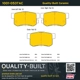 Purchase Top-Quality QUALITY-BUILT - 1001-0537AC - Rear Disc Brake Pad Set pa4