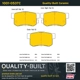 Purchase Top-Quality QUALITY-BUILT - 1001-0537C - Rear Disc Brake Pad Set pa5