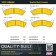 Purchase Top-Quality QUALITY-BUILT - 1001-0666C - Rear Disc Brake Pad Set pa6