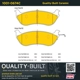 Purchase Top-Quality QUALITY-BUILT - 1001-0674C - Rear Disc Brake Pad Set pa2